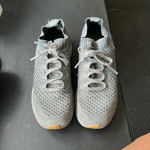 Gray Knit Sneakers